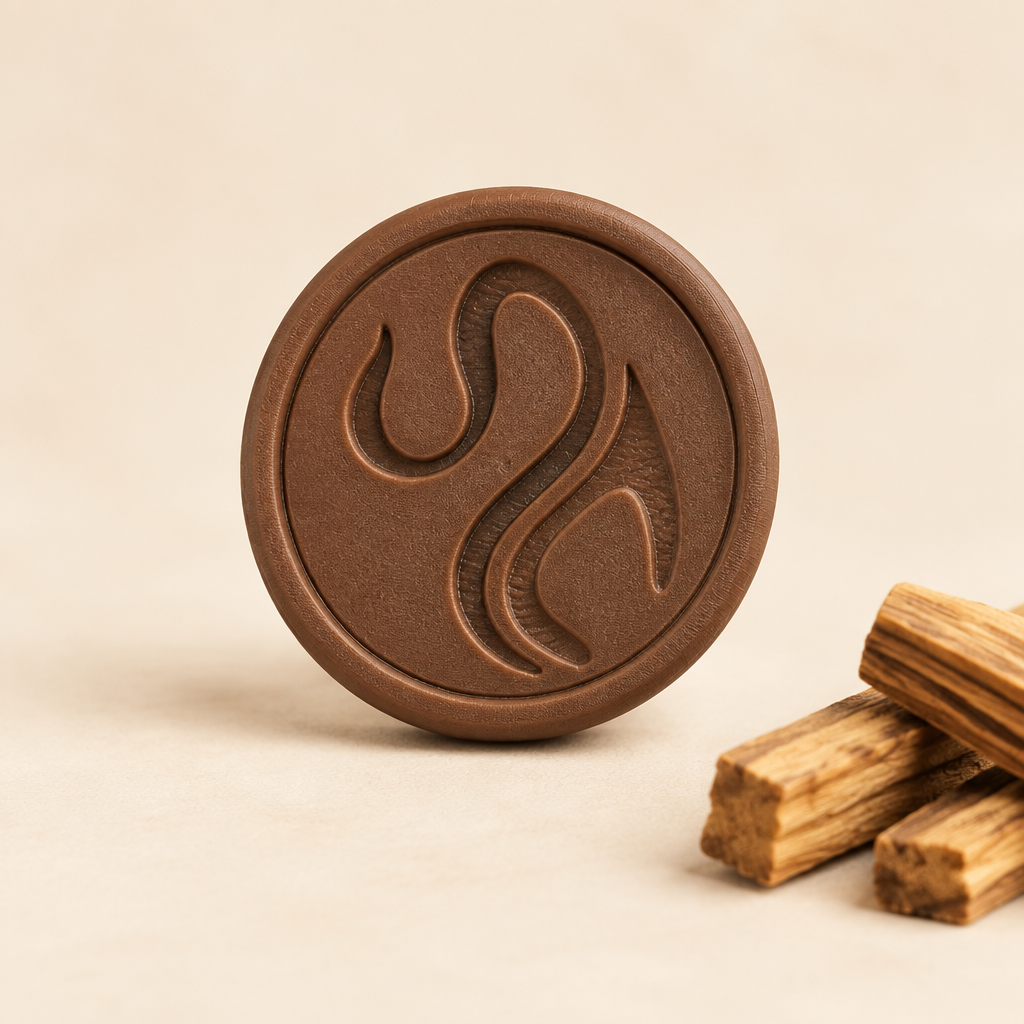Spalah Palo Santo car diffuser, front view