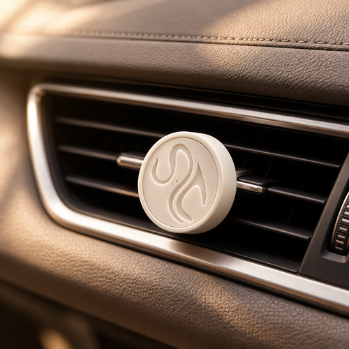 Spalah Cashmere car diffuser on a car air vent
