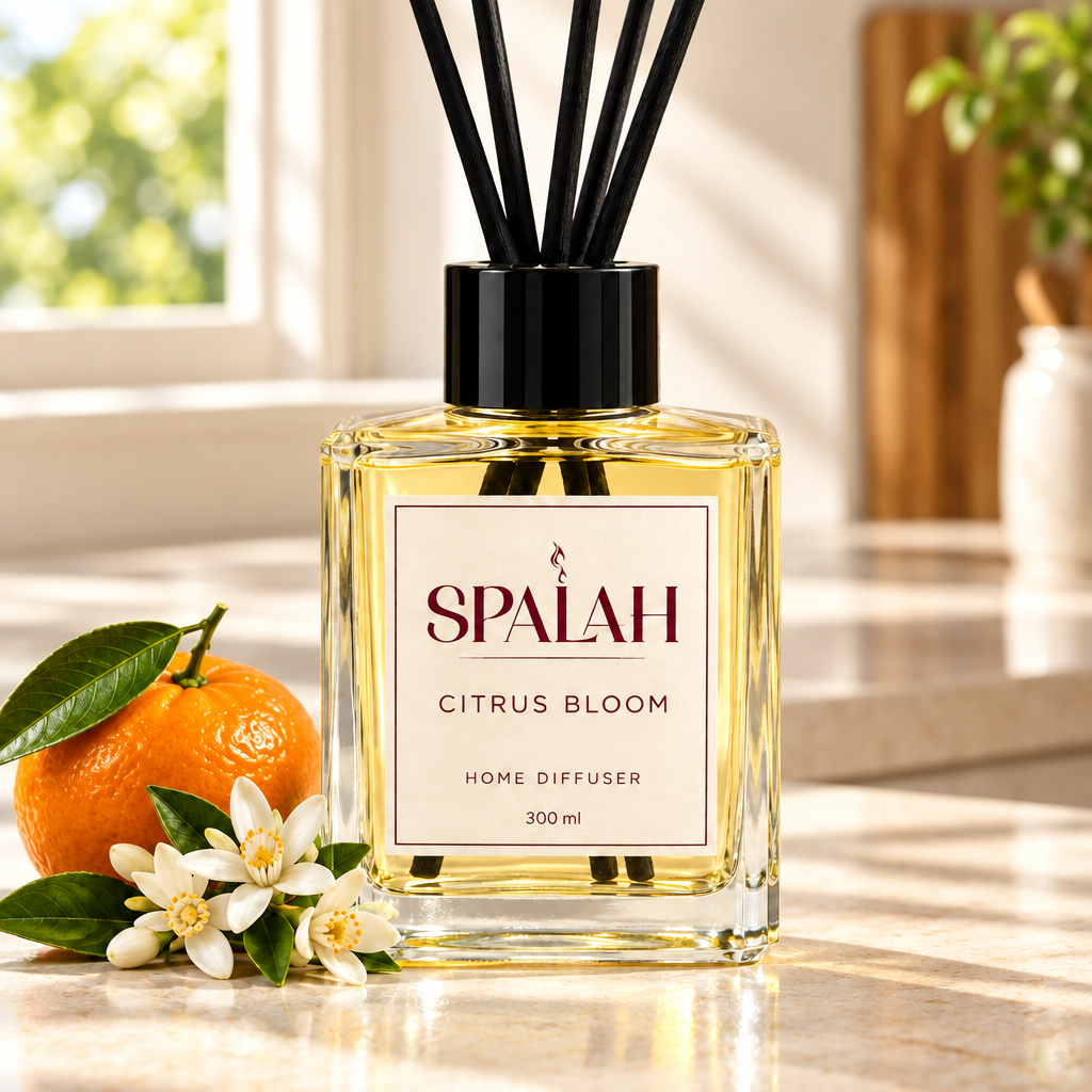 Spalah Citrus Bloom diffuser in a kitchen setting